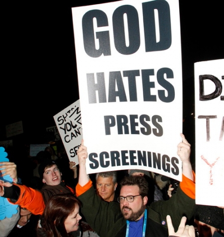 Kevin Smith - God hates press screenings